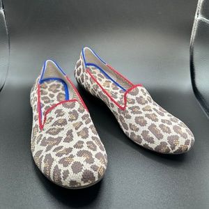 Rothy's NWOT Leopard Print Round Toe Flats Size 6